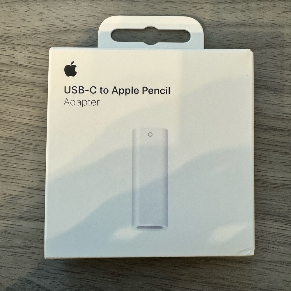 Apple USB-C to Pencil (1st Generation) Adapter.